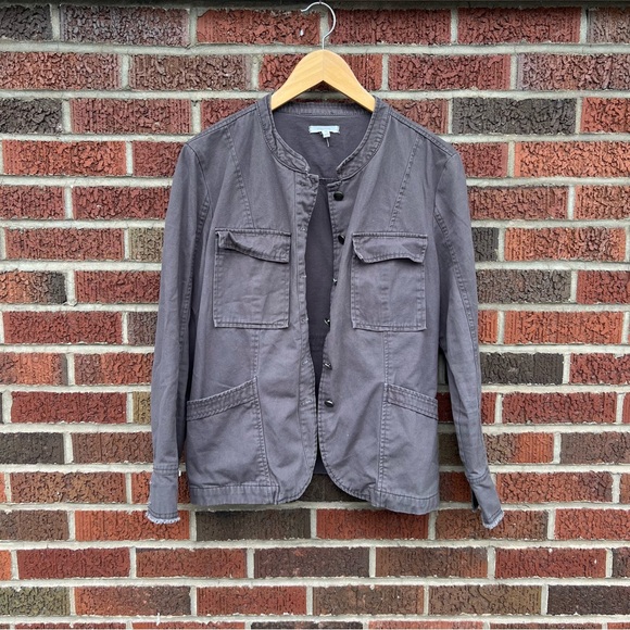Maurices Gray Button Down Utility Jacket - Picture 1 of 3